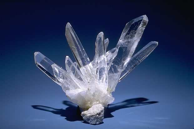 Cluster of Clear Quartz Crystals